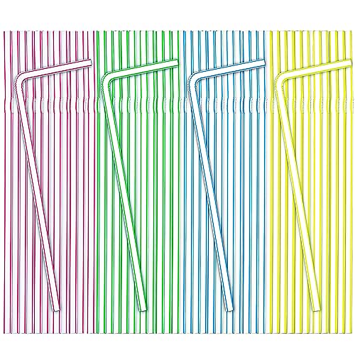DecorRack Pitillos Flexibles Plásticos 600 pzas miniatura 2