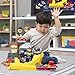 Paw Patrol, True Metal Mighty Meteor Die-Cast Track Set with Exclusive Chase Vehicle, 1:55 Scale
