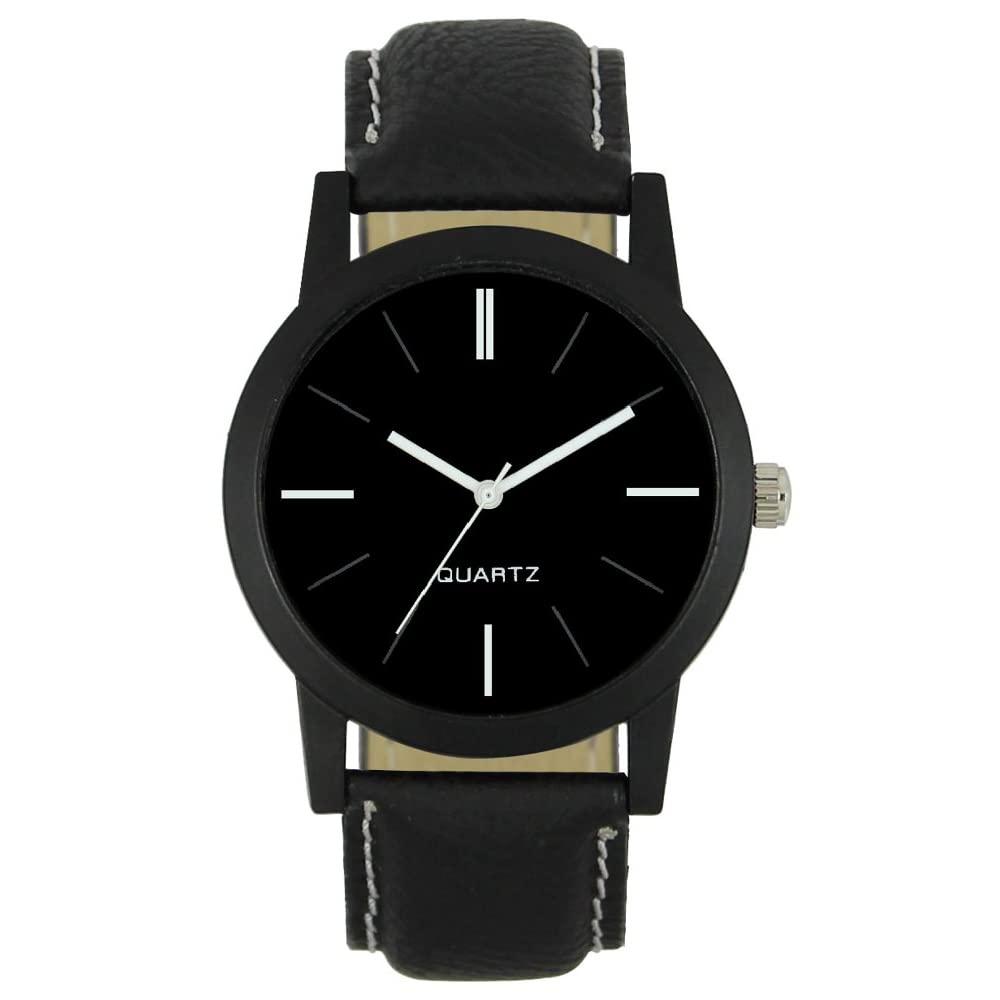 Pragati Creation Casual Analog Black Dial Leather Belt Formal Wrist Watche for Boys Mens (B0C38TH3G6) Amazon Price History, Amazon Price Tracker