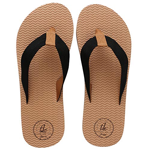 Men's Beach Flip Flops Soft Comfortable Open Toe Walking Thong Sandals Summer Slippers2