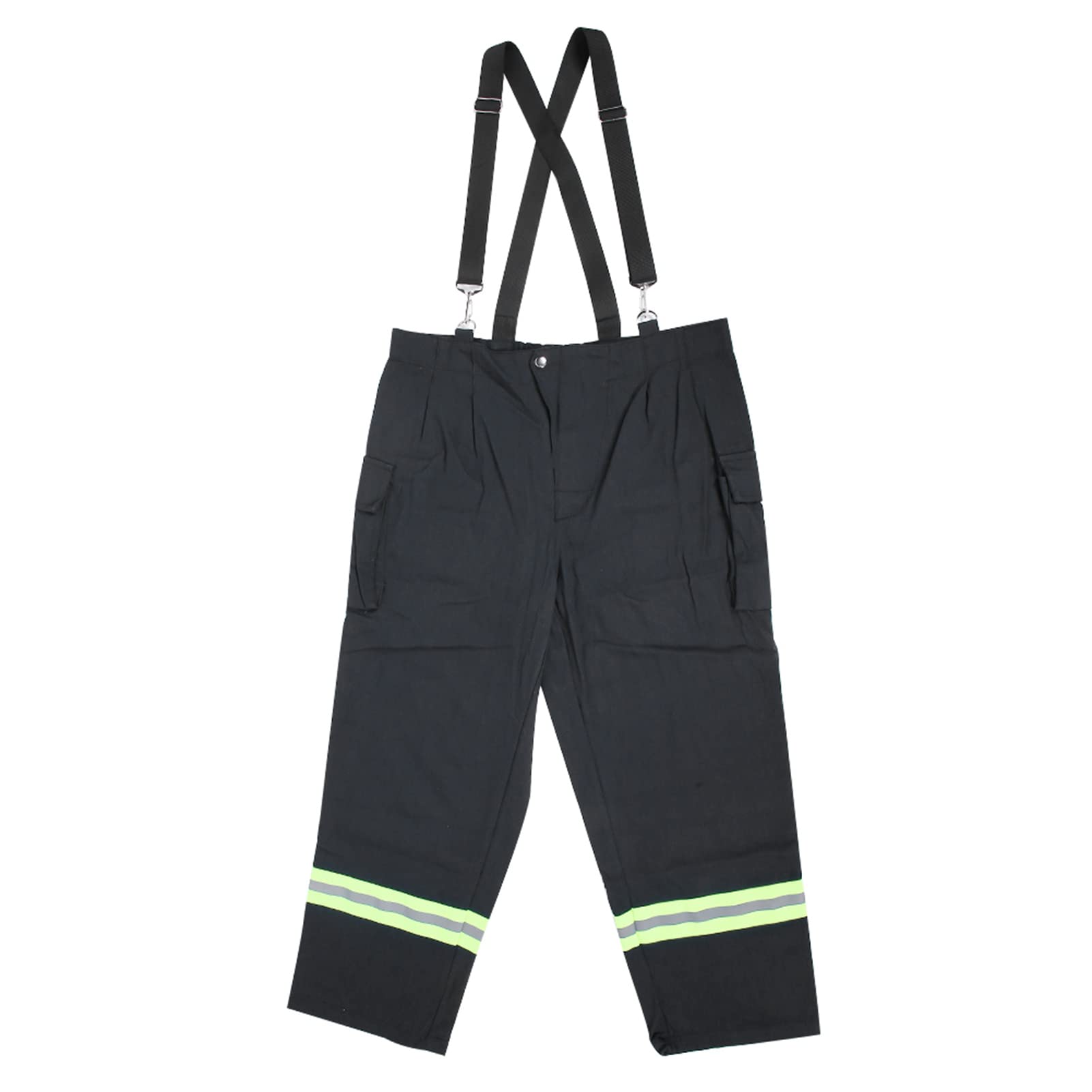 Mono Resistente Al Fuego, Abrigo Protector Resistente Al Calor, Pantalones para Soldadores, Bomberos, Algodón Azul Oscuro M/L/XL/2XL