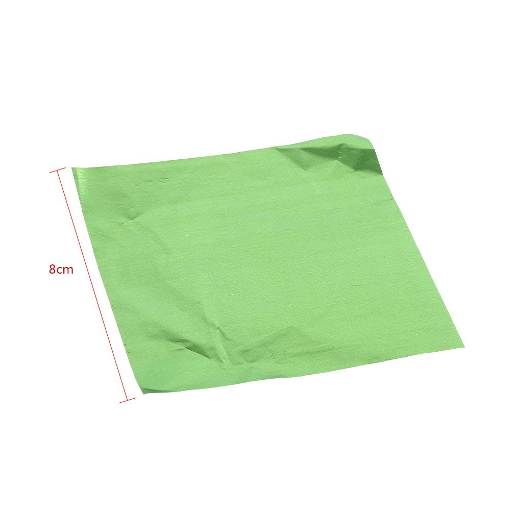 Foil Candy Wrappers, 100 Pieces Chocolate Wrapping Papers Wrapping 3.15