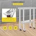 Heavy Duty Stainless Steel Work Table with Wheels - 24 x 12 x 32 Inch - Commercial Kitchen Restaurant Business