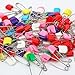 50Pcs Diaper Pins Colored Baby Safety Pins Plastic Head Baby Diaper Pins for Ccloth Diapers with Safe Locking
