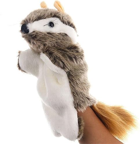 Marionetas de mano de animales, panda, conejo, gato, perro, juguetes de animales de peluche para juegos de rol, cuentos y enseñanza preescolar, gran