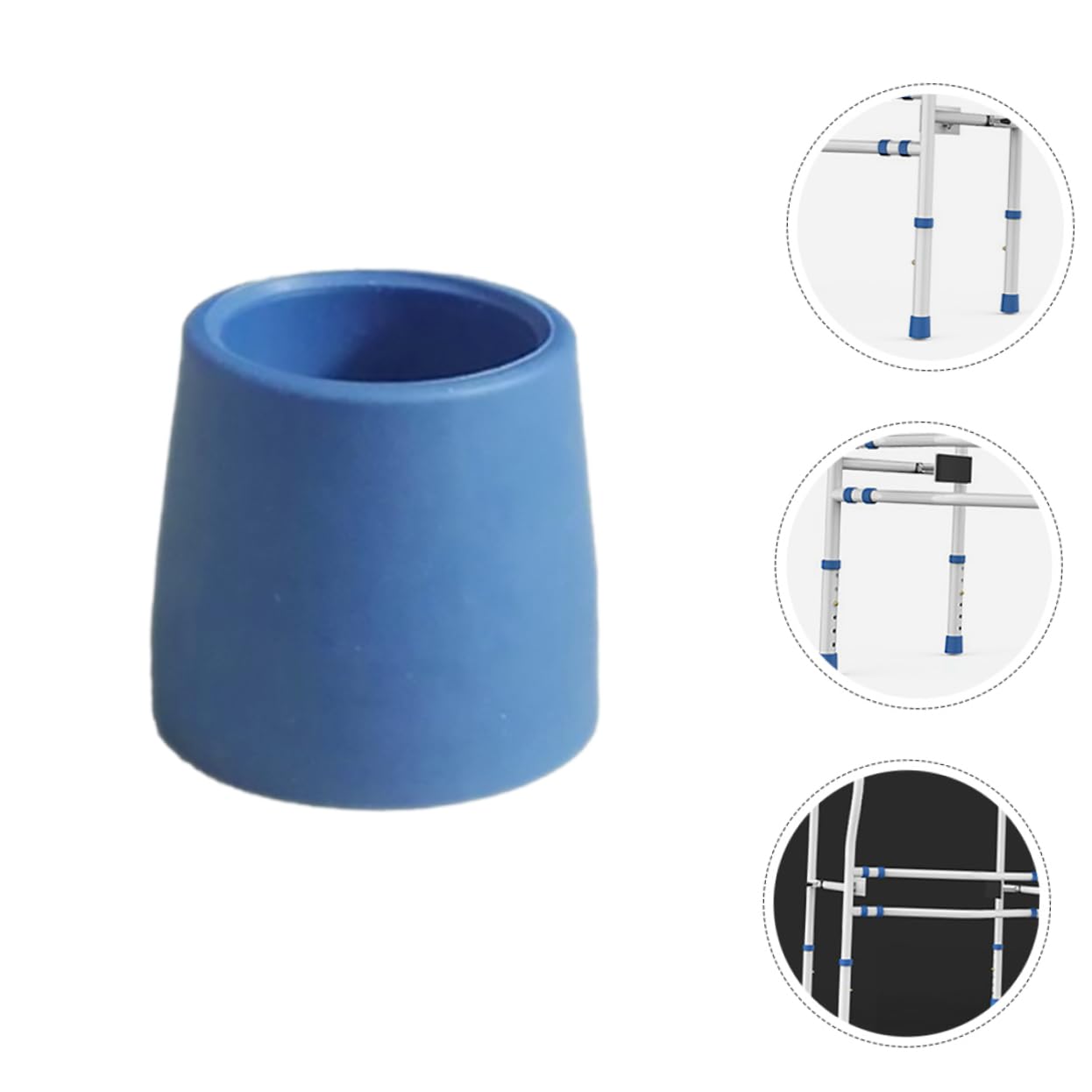 HAPINARY Long-Lasting Trekking Pole Covers 4pcs Crutch Pole Tips for Enhanced Stability Safety