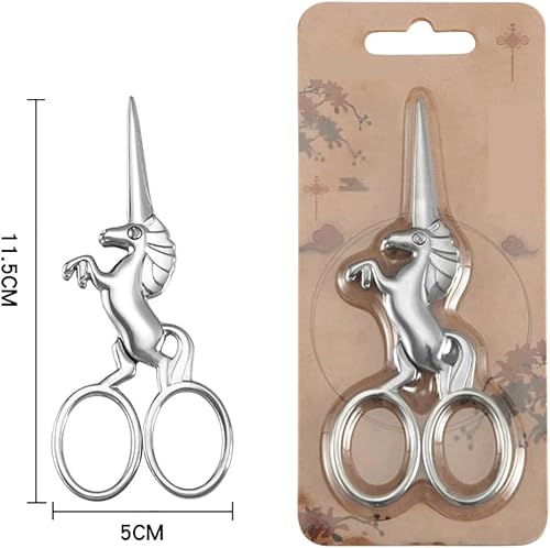 Miniatura 10 de Tijera vintage de acero inoxidable con borla, puntas afiladas, asas cómodas para bricolaje, tejer a mano y ganchillo, arte de roscado, costura,