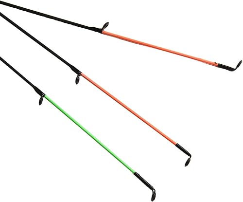 Alimentador de fibra de vidrio Caña de carpa Punta superior Sección de reemplazo de punta de caña de pescar de carbono de acción rápida Peso 1.41 oz