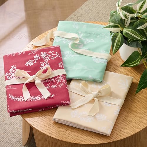 Image of Bedsure Twin Comforter Set - Mint Green Bed Set, 2 Pieces Cute Floral Bedding, 1 Soft Reversible Botanical Flowers Comforter and 1 Pillow Sham