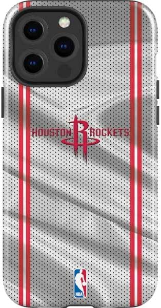 Skinit Impact Phone Case Compatible with iPhone 14 Pro Max - Officially Licensed NBA Houston Rockets Large Logo Design