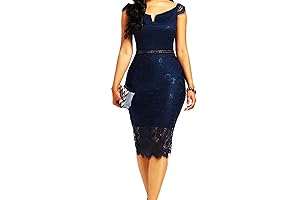Women's Graceful Floral Lace Dress