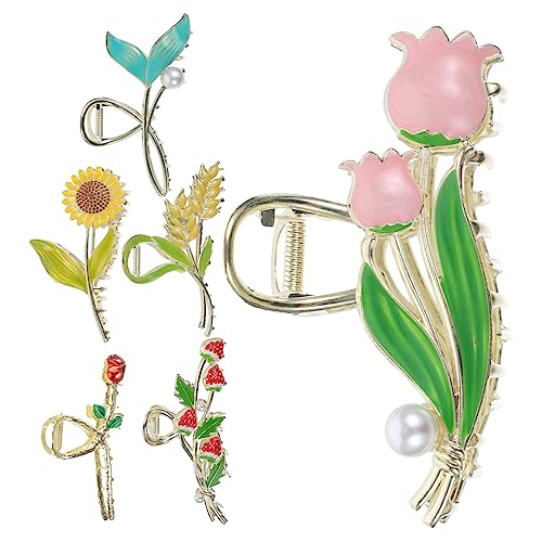 Pinces à cheveux à fleurs pour sublimer vos coiffures bohèmes et vos chignons du quotidien