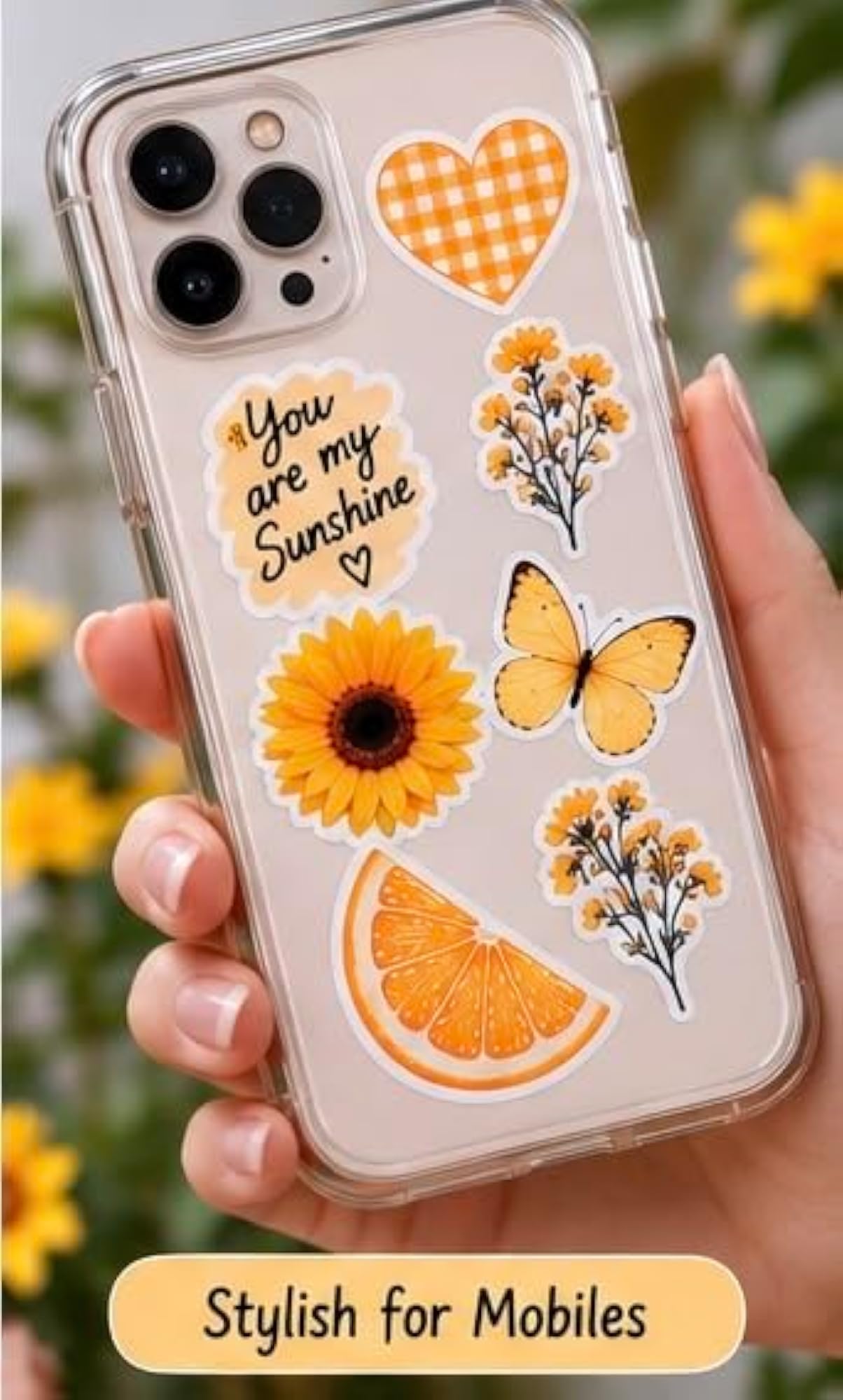 Mahi Creations, Sunflower Aesthetic Vinyl Stickers