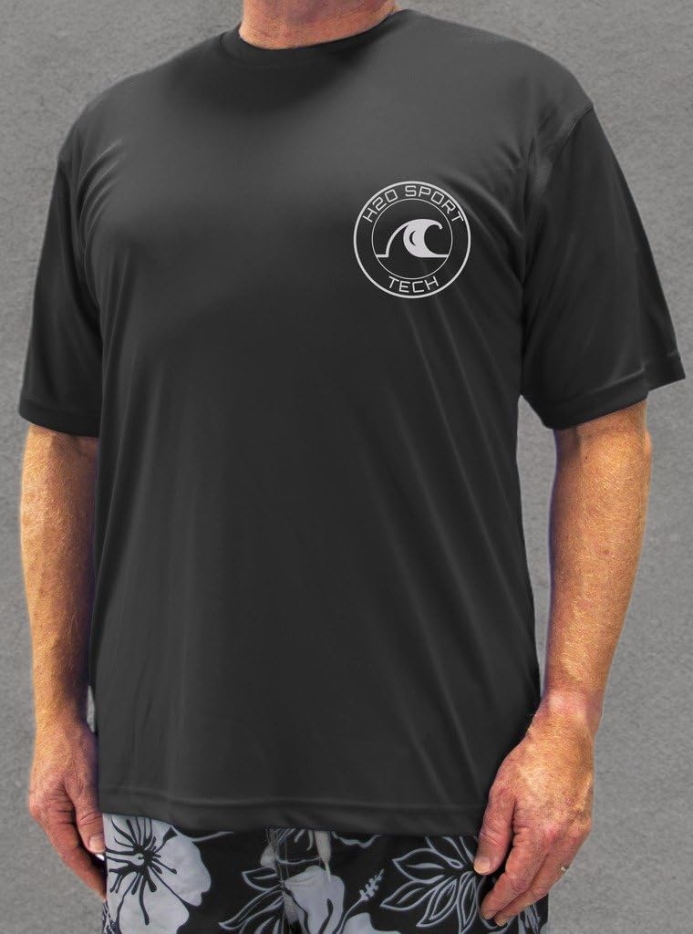 Big & Tall Men's Short Sleeve Swim Shirt - Loose Fit - Image 7