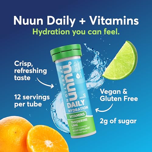 Image of Nuun, Electrolyte Drink Tabs Tangerine Lime Box, 8 Count