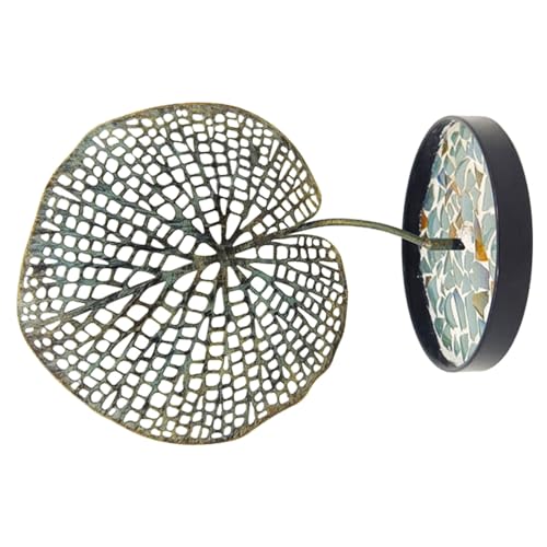 BESTonZON Portaorecchini in Ferro a Forma di Foglia Espositore Portaorecchini Forati Vintage Organizer per Orecchini e Portagioielli in Metallo per Uso Personale e al Dettaglio