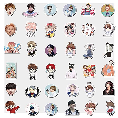 BTS Stickers 76 de vinilo impermeables Kpop son ap