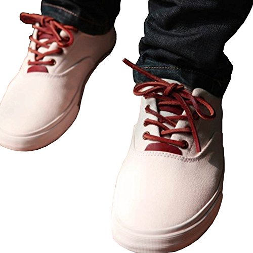 1 Pcs Of 1/8" Rawhide Leather Shoelaces Shoe Boot Laces Shoestrings Cord (White, 200Cm) #TOP6
