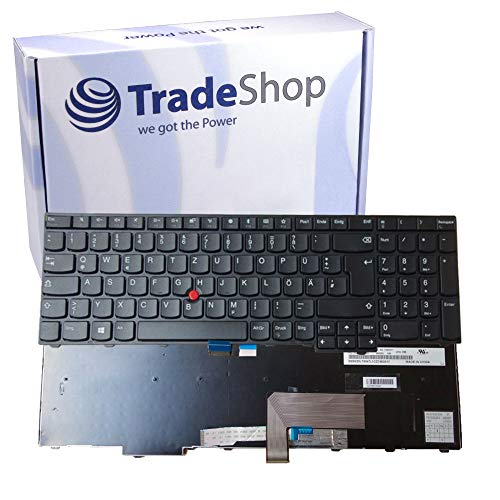 Trade-Shop Original Laptop Tastatur/Notebook Keyboard Deutsch DE QWERTZ ersetzt FRU 01AX622 für IBM Lenovo ThinkPad L570