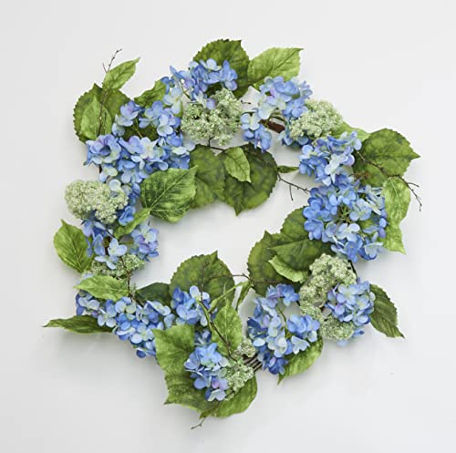 Worth Imports 30" Hydrangea And Queen Anne's Wreath, Multicolor #TOP11