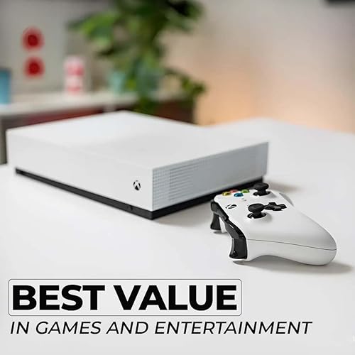 Miniatura 7 de Zeust Xbox One S 1TB All-Digital Edition Console Bundle - Includes the Xbox One Series S Console White, 1x Wireless Controller, and a Microfiber