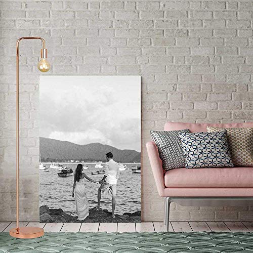 Coluna de Piso Savona Rose gold 160x23 metal