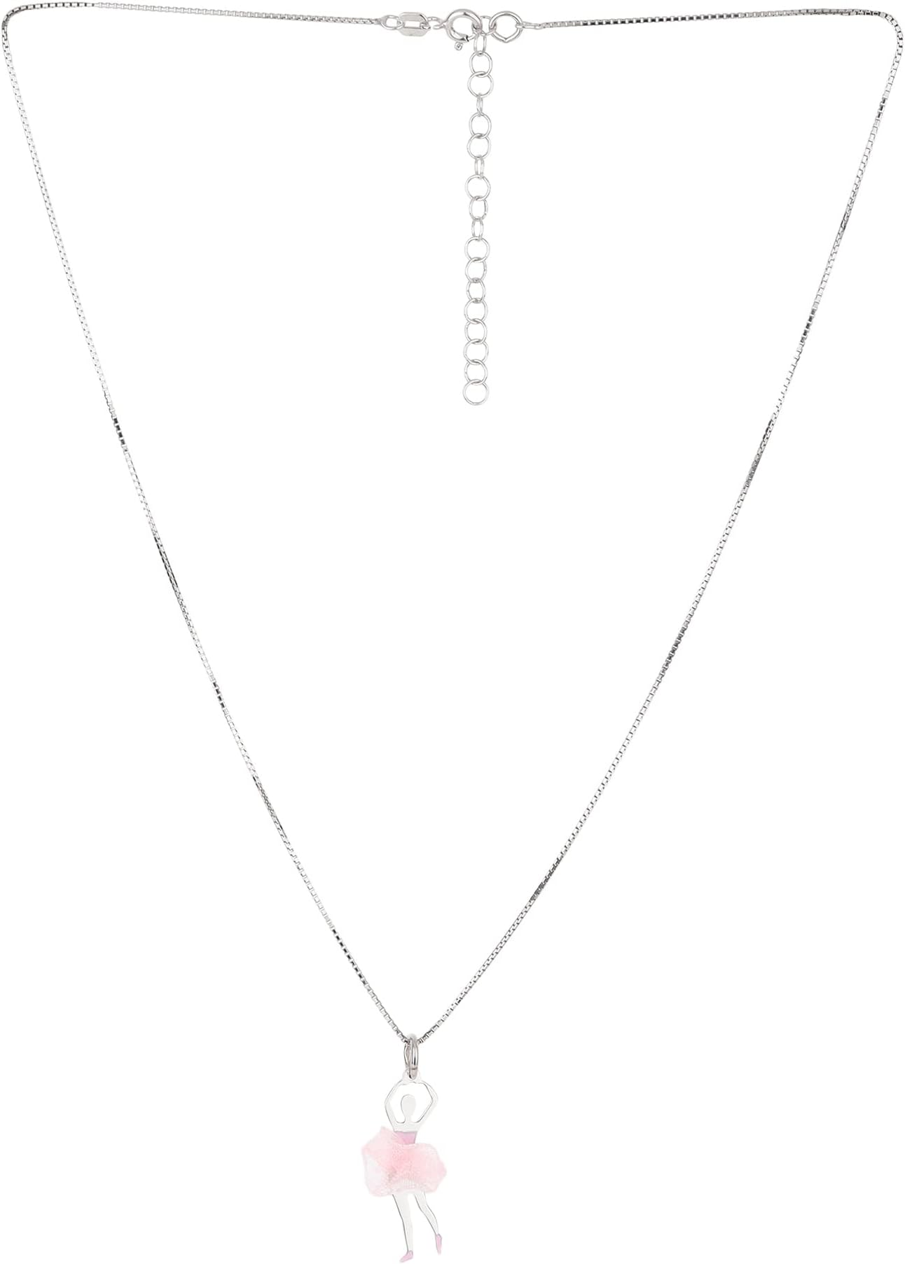 Silvermark: Valuable ForeverSterling Silver Ballerina Dancer Pendant