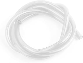 ID 5mm x OD 8mm Motorcycle Fuel Line Hose,Flexible Fuel Hose with Anti-aging PVC for Fuels Gas Transportation,Professional Gas Line Hoses for Motorcycle Petrol Diesel System (Transparent)
