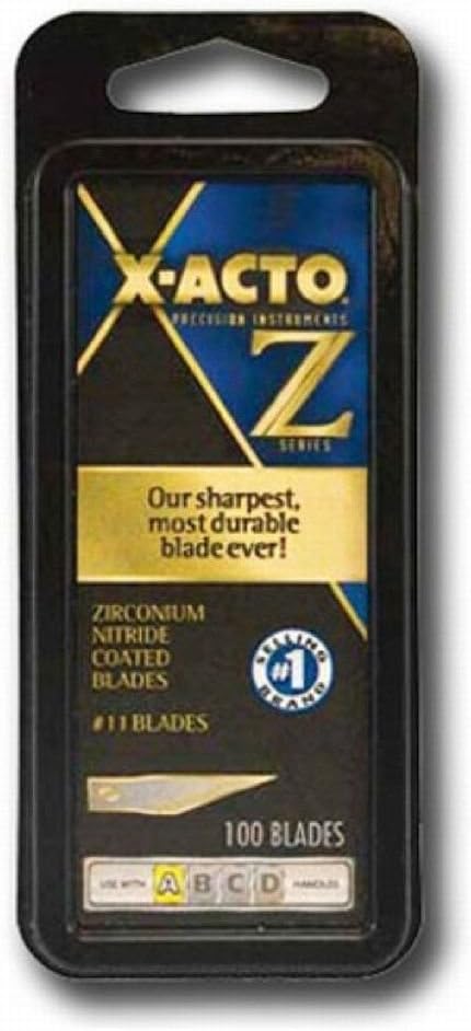 X-ACTO XZ611 4 Pack #11 100 Pc. Classic Fine Point Blade