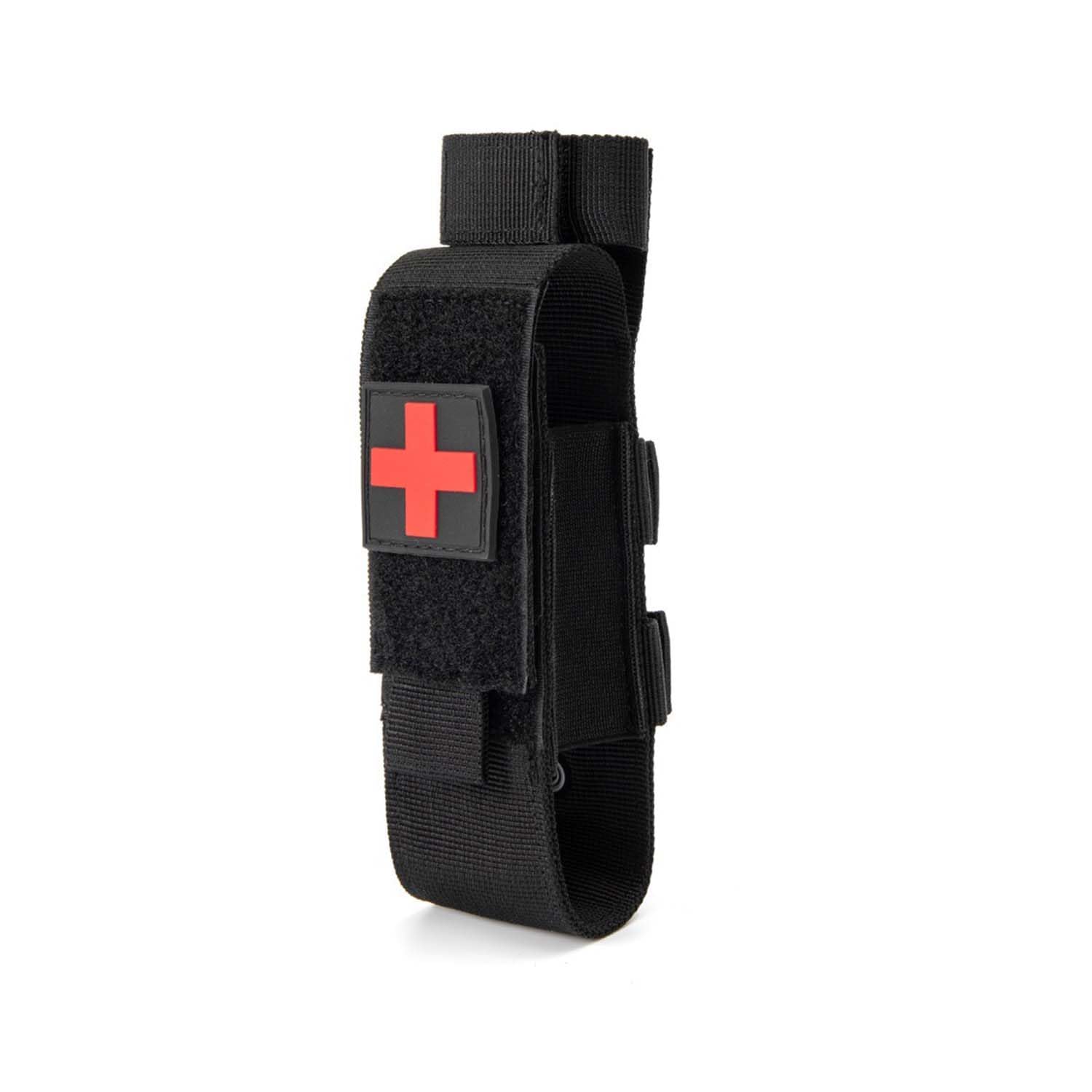 Porta laccio emostatico tattico Molle, custodia in nylon, impermeabile, per sport all'aria aperta, campeggio, escursionismo, arrampicata, pronto