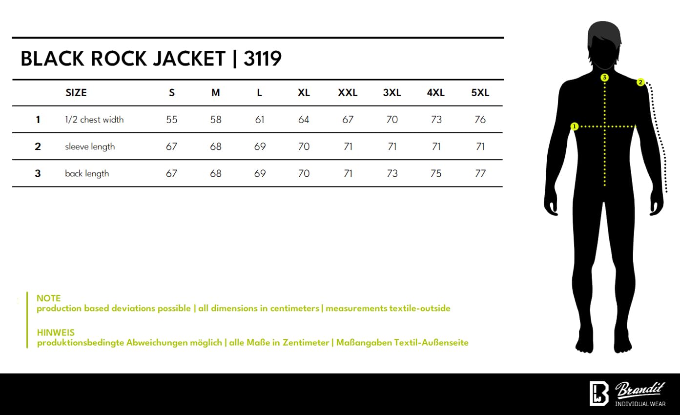 Brandit black rock kurtka Mężczyźni Black Rock Jacket
