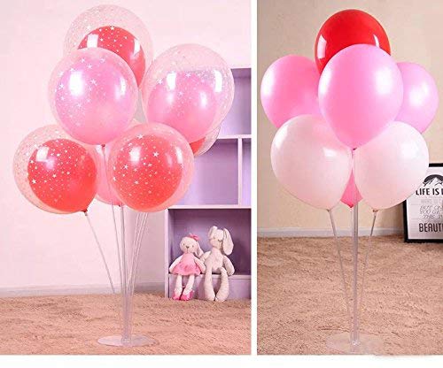 Langxun 2 Set 28" Height Table Balloon Stand Kit For Birthday Party Decorations And Wedding Decorations, Happy Birthday Balloons Decorations For Party And Christmas Balloon Decorations #TOP6