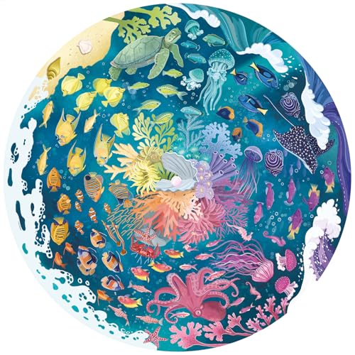Ravensburger - Puzzle Rond 500 pièces - Océan