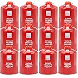 12 Pack 450g Butane-Propane Screw On Gas Canisters Gas Cartridge for Camping Stoves, Heaters & Lanterns | High Performance Propane-Butane Mix with Resealable Valve Cartridges | EN417 Gas Cartridge