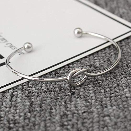 Bridesmaid Proposal Gifts, Stainless Steel Tie The Love Knot Bridesmaid Bracelet with Gift Box2