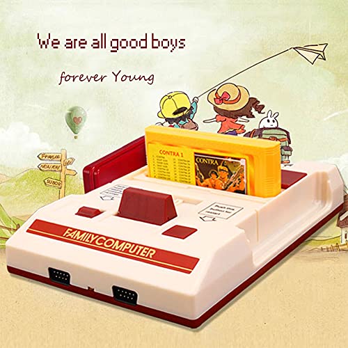 Wireless Game Console, 2.4G FC Family Video Game Console Dual Handles Built in 1000 Games Home Game