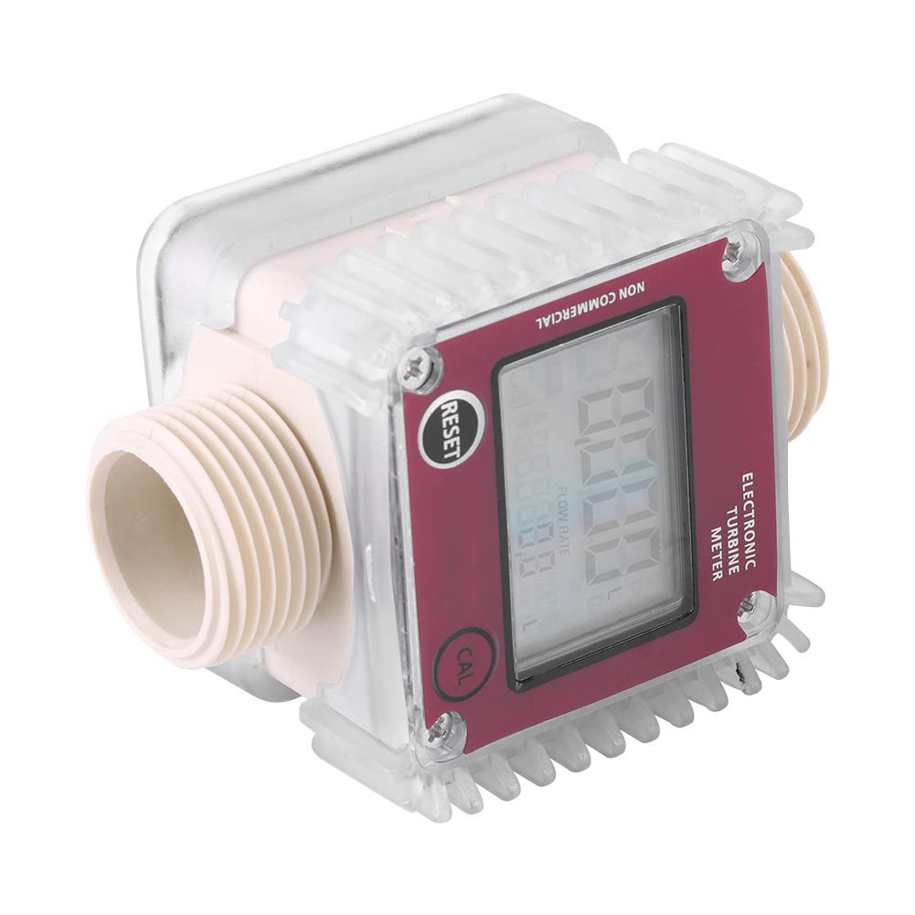 K24 LCD Digital Diesel Oil Fuel Turbine Flow Meter Sostanze chimiche Liquid Water Tester