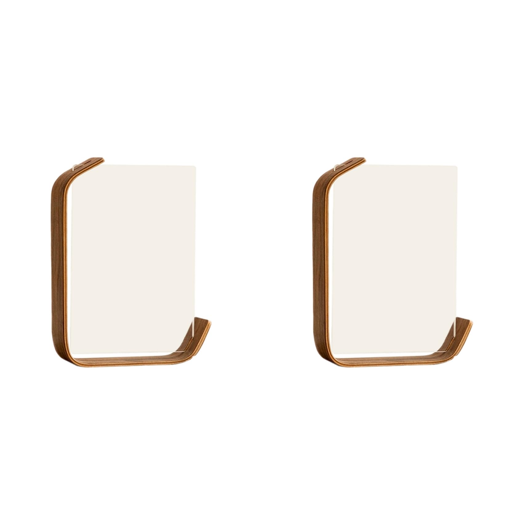 Hndhbfgrt 2pcs 8 Inch DIY Acrylic Wooden Photo Frame Herbarium Display Picture Frame with Sided Frame B