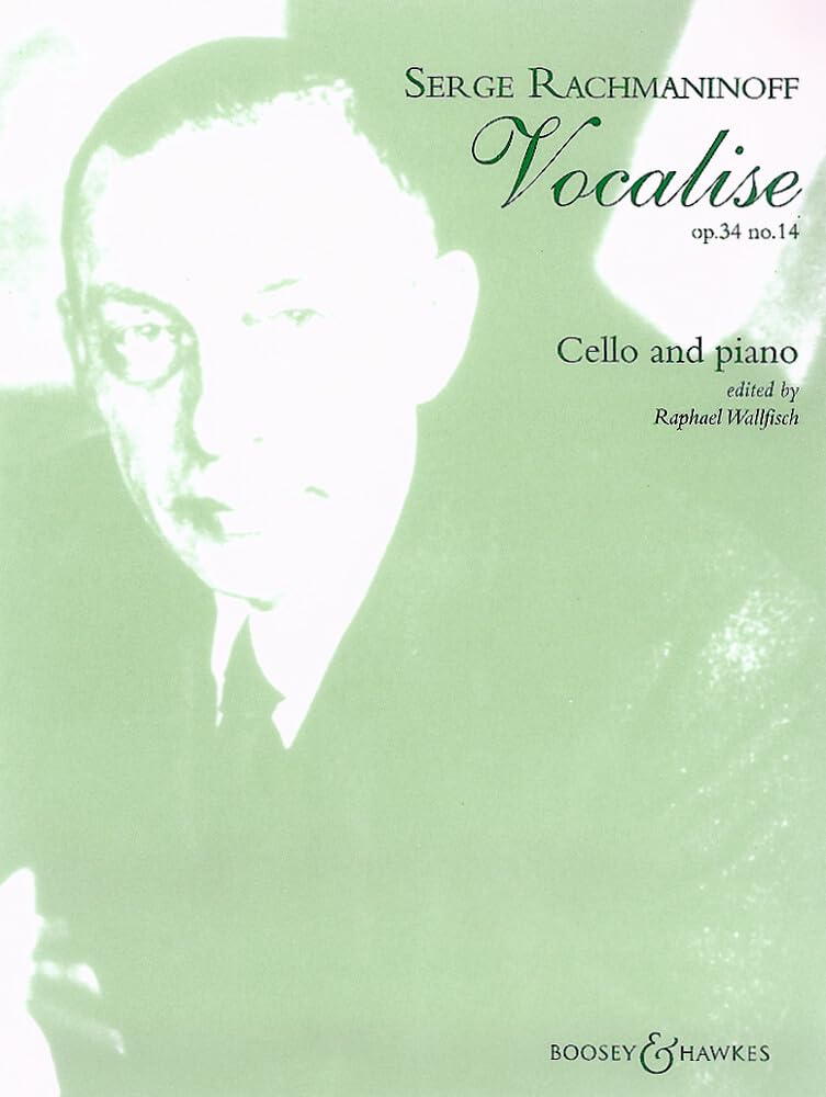 Vocalise: op. 34/14. cello and piano.