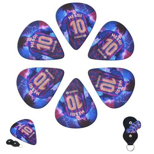 Médiators Barcelona Messi pour jouer de la guitare entre amis et en concert