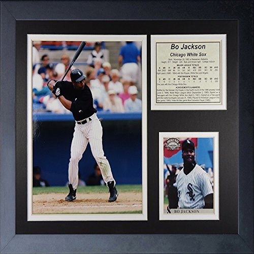 Bo Jackson White Sox poster encadre Legends Never Die 28x35