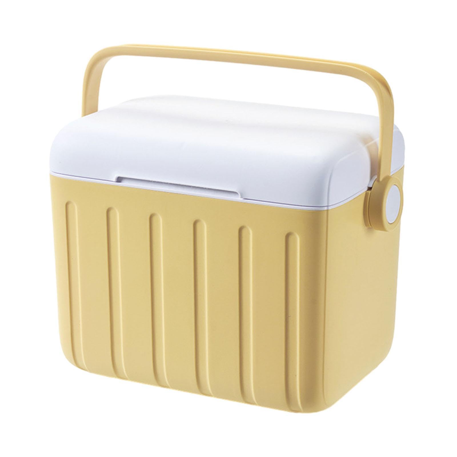 Nevera Portátil de 6 L con Asa, Recipiente Hermético, Ideal para Picnic, Viajes, Playa Y Entrega de Comida.