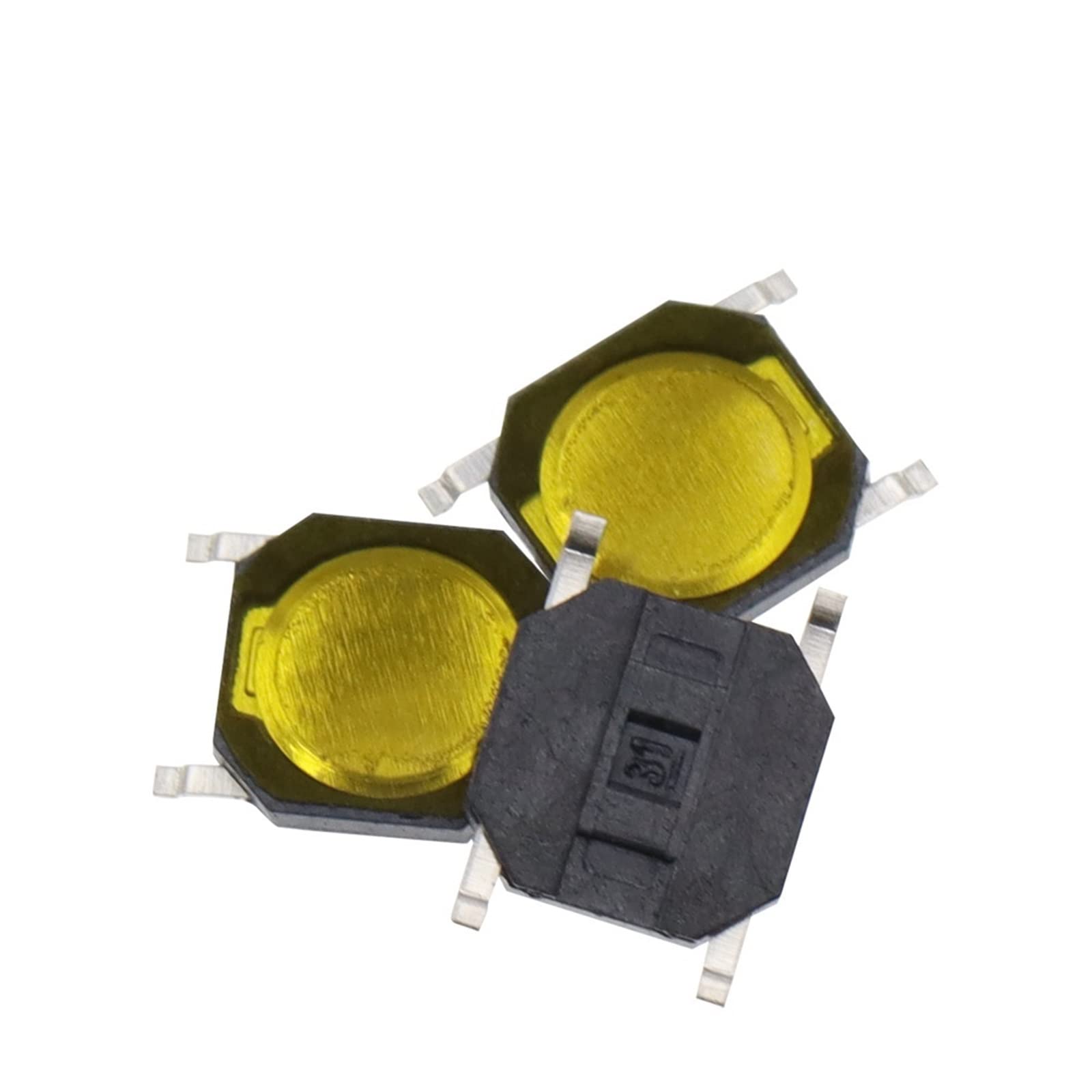 Micro interruptor SMD 4x4x0.8mm de botón táctil de 4 pines DC12V en bolsa de 100 6