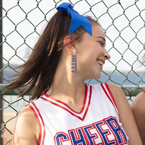 Game Day Earrings for Women Rhinestone Beaded Football Drop Dangle Earrings Football Team Earrings Game Day Team Spirit Accessories Gifts2