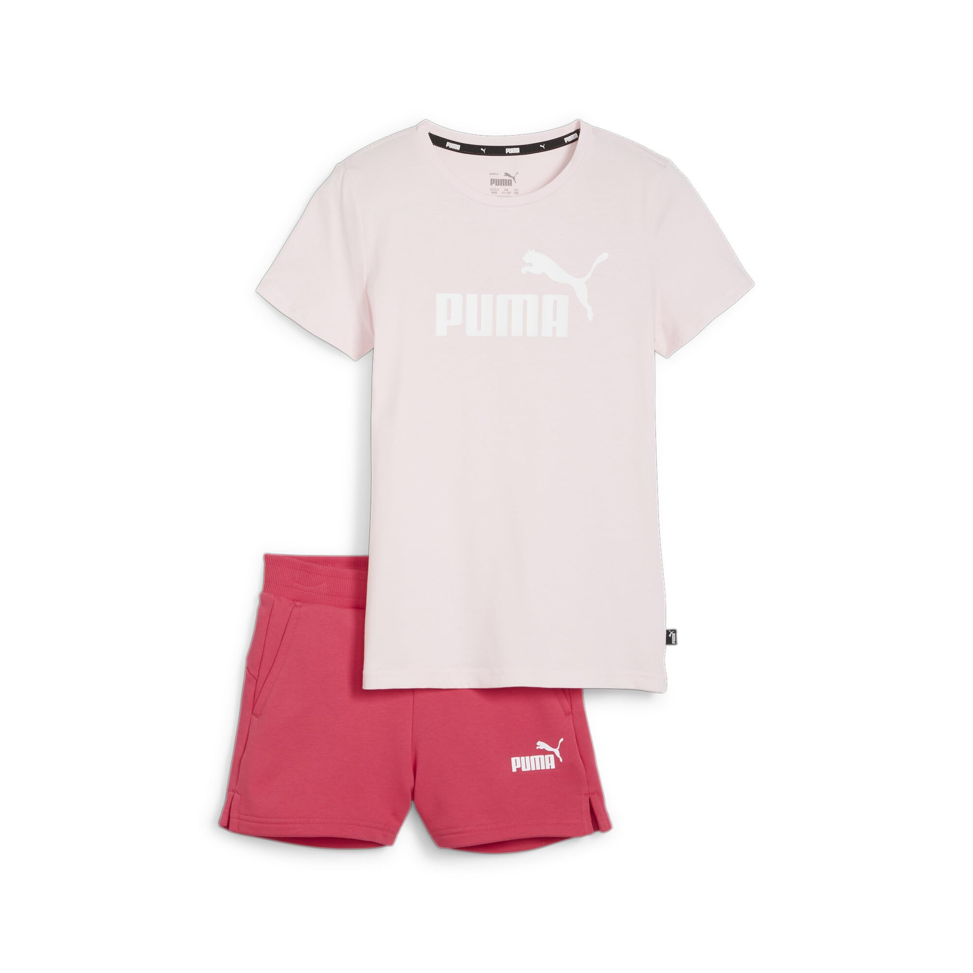 PUMA Conjunto de Camiseta Y Pantalones Cortos con Logotipo G Chándal para Niñas