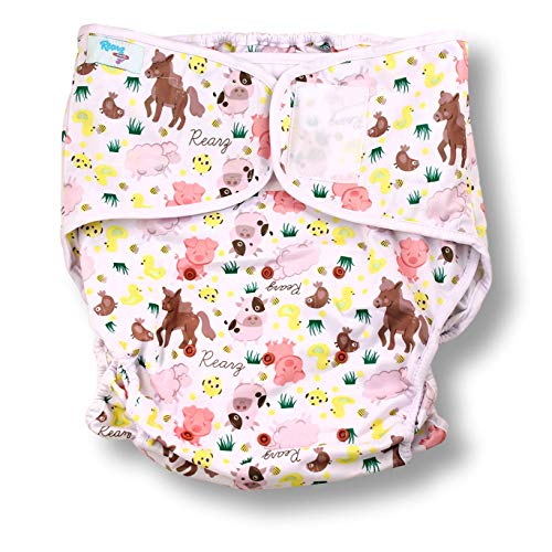 Rearz - Barnyard - Adult Diaper Cover/Wrap White #TOP22