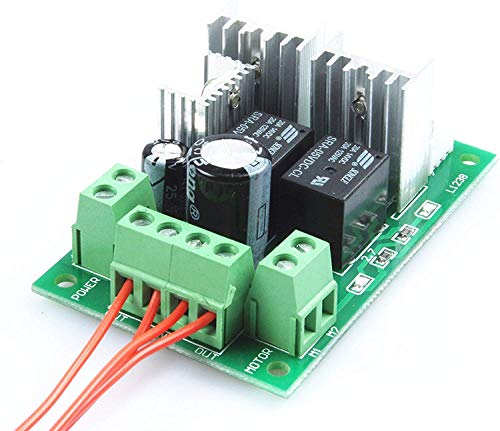 Livisn Dc 6V 12V 24V 5-30V 10A 300W Pwm Dc Motor Speed Regulator Speed Controller Positive And Reverse Switch Electric Push Rod Motor Controller Lock-Free Key Control Relay Switch Support Plc 0-5V #TOP4