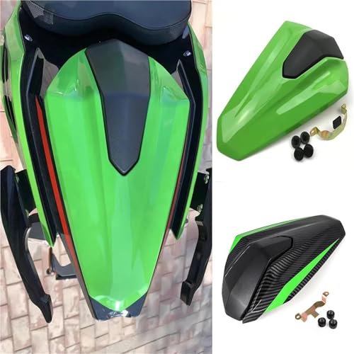Capot de siège passager Ninja 400 et Z400 look carbone vert - 2