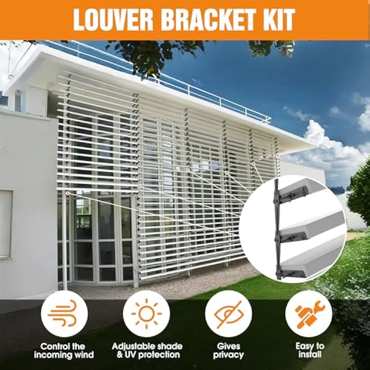 Suemisi Louver Hardware Kit, Deck Sunblind System for India | Ubuy