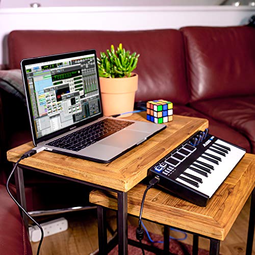 Alesis V-Mini - Draagbare 25-toetsen USB MIDI keyboard controller met vier gevoelige pads met achtergrondverlichting… - Image 8